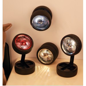 TW-708 Desktop Tire Fan with light 